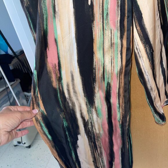 Max Enjoy Paris Womens Pant Set Size Medium Multicolor Wide Leg Casual - Picture 7 of 16